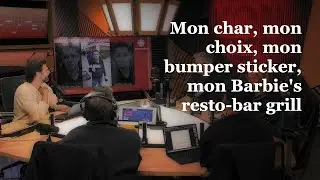 OLI 24/7 - Mon char, mon choix, mon bumper sticker, mon Barbie's resto-bar grill