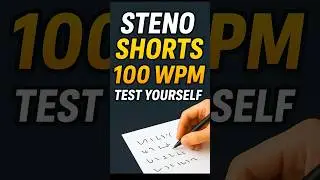 Shorthand Dictation of 75 Words @100WPM #ssc #steno #sarkarinaukri #govtjobs2025 #exam #progressive