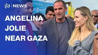 Angelina Jolie visits Rafah crossing on Gaza border