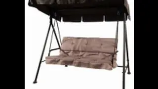 Courtyard Creations Patio Swing Cushions, Seat Support and Canopy Fabric Replacement