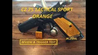 CZ 75 TACTICAL SPORTS ORANGE : REVIEW & TRIGGER TEST ✔️