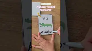 Alphabet tracing flashcards #eyfs #activityideas #fypシ #toddlers #tracingalphabets #shorts #etsy