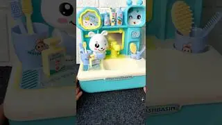 Satisfying with Unboxing Cute Toys, Washstand Set Toy | ASMR videos