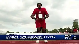 Three-Star OL Cam&rsquo;Ron Thompson Commits to Mississippi State