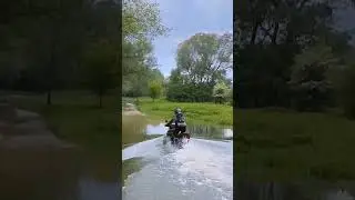 TET Hungary - KTM 890 Adventure is swimming away...🌊 #ktm #ktm890adventurer #akrapovic #tet