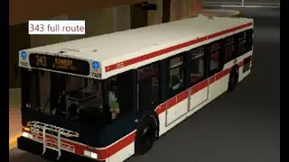 343 complete route. (changed to 43A at the end)
