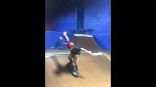 the ramp transfer over a spine at kids that rip