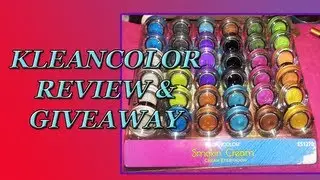 KLEANCOLOR Cream Eyeshadows Review  & Giveaway (CLOSED)