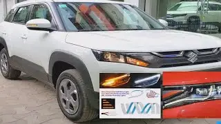 brezza lxi light convart zxi with DRL // how to add DRL in base model @ArunPanwarx