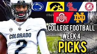 College Football Week 4 Preview + Picks || College Football Week 4 Expert Analysis & Picks
