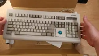 Reveal Model KB500 101 Key Mechanical Keyboard with Trackball