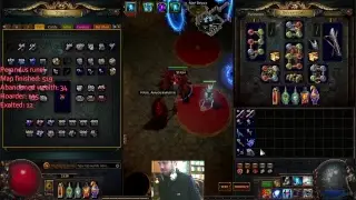 Path of exile. Perandus challenge (day 6. Part 2) Tornado shot MF 95 lvl. Vault map.