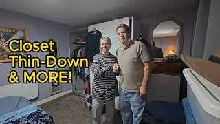 🇫🇷  Closet Thin-Down & Deb's Thin-Down | Daily Life | Retirement Life in France | Ep 128