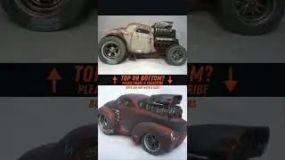 Battle of the Hot Wheels Cars; Beefed Up Rat Rod Hot Rod Cars