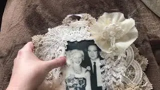 Custom Oder - new doily wall hanging.