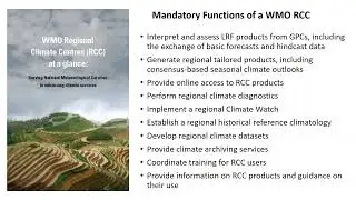 Introduction to the WMO Regional Climate Centre for the Caribbean