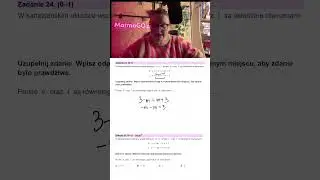 Zadanie maturalne &ndash; proste r&oacute;wnoległe | Matematyka w 60 sekund