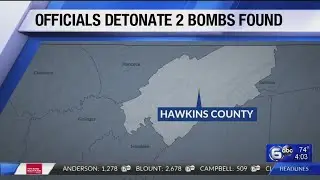 Hawkins County deputies detonate bombs found under home