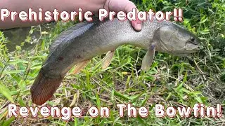 Fishing For PREHISTORIC Fish In New Jersey Marshes!! (Revenge On The Bowfin!)