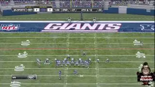 Madden 12: Jets VS Giants Epic Gameplay