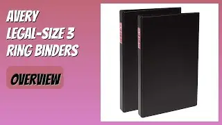 REVIEW (2026): Avery Legal-Size 3 Ring Binders. Features