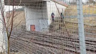 TRACKSIDE GRAFFITI TRAIN BOMBING-with HUSH and TUES ABL