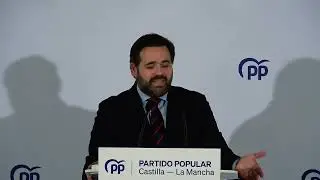 Intervención de Paco Núñez ante los medios de comunicación en Toledo. 