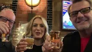 Halloween in Vegas Starts With a Fireball Whiskey Shot - Brad, Heather & Dave of Man Seeks Adventure