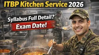ITBP kitchen Service Exam date 2026 || ITBP kitchen service syllabus 2026 || javed Force Academy 