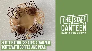 1 Michelin-starred chef Scott Paton cooks Walnut Torte with Coffee and Pear recipe from &Agrave;cl&egrave;af