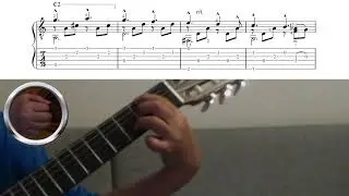 Lesson 85 Book 1 - Julio Sagreras | Classical Guitar TAB