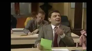 In exam hall funny moment of Mr.bean