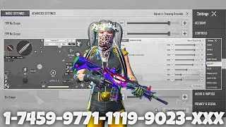Bgmi Sensitivity Settings 🔥2026 Zero Recoil Sensitivity Code in Bgmi/Pubg | Bgmi 4.4 Sensitivity