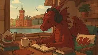 Welsh Dragon Ambience | Relaxing Music from Cardiff Bay, Wales