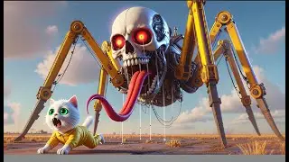 Kitten's birthday encounters mutated skeleton excavator