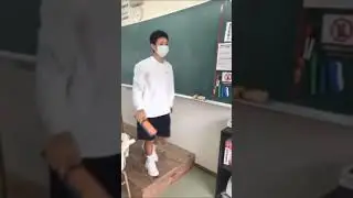 chalkboard eraser slap - shot on iphone meme