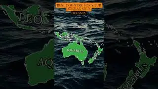 BEST Country For Your Zodiac Sign - Oceania #zodiac #zodiacsigns #zodiacsign #travel #shorts