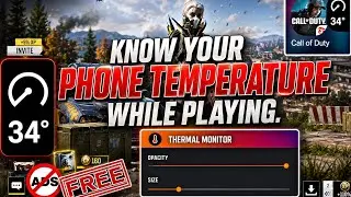 Displaying Phone Temperature While Playing CODM (Live Gameplay)