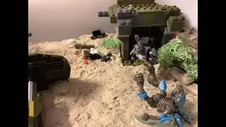 Halo mega constructs diorama