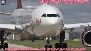 Virgin Atlantic A330-343 G-VLUV Manchester (MAN) To New York (JFK) Departs From 23L (MAN) 28-06-2025
