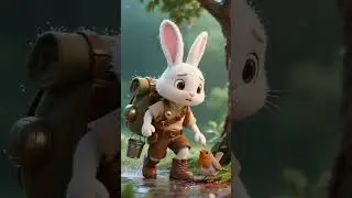 Forest Doctor Mr. Bunny Rescues a Fallen Bird. #animalrescue #cute #animation #animalfriends