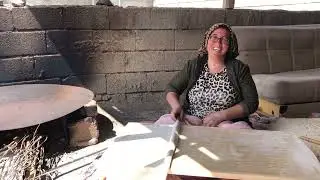 ODUN ATEŞİNDE  SAÇDA SICACIK YUFKA EKMEK YAPTIK⁉️ KIZLARIMLA #fypシ #köyhayatı#global