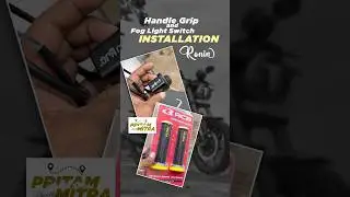 TVS Ronin Handle Grip & TVS Ronin FOG Light Switch Installation