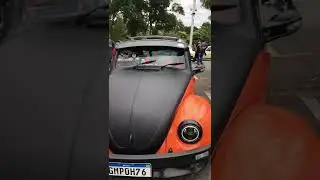 Fusca laranja com preto!! #shorts