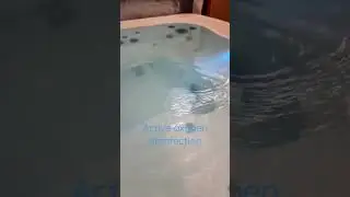 Active oxygen disinfection of Jacuzzi hot tub
