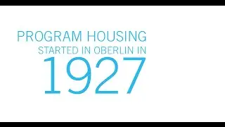 Oberlin College Program Housing Overview