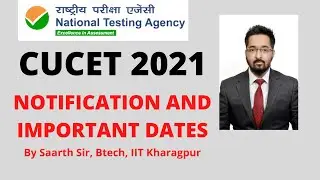CUET 2021 Notification and forms out | Important dates for application | CUET Exam date | CUET