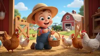Baby Farmer Daily Routine Song for Kids | Farm Life Song for Kids, Popular Nursery Rhyme, Baby Songs
