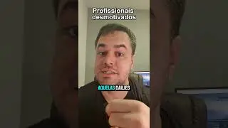Profissionais estão desmotivados