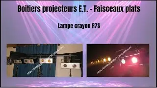 Jeux de lumière vintage - Boitiers projecteurs E T  -  Faisceaux plats (vintage lights)